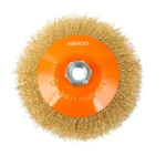 Kendo Sähkötyökalujen Tarvikkeet-Lautasharja Messinki u2205 125 Mm/M14x2mm