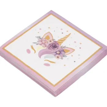 Let's Party Lasten Juhlat-Lautasliina 20 Kpl 33 Cm Yksisarvinen