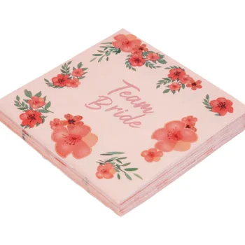 Let's Party Teemajuhlat-Lautasliina 20 Kpl 33 Cm Team Bride