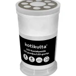 Kotikulta Koristevalot-LED-hautakynttilä Hämäräkytkimellä