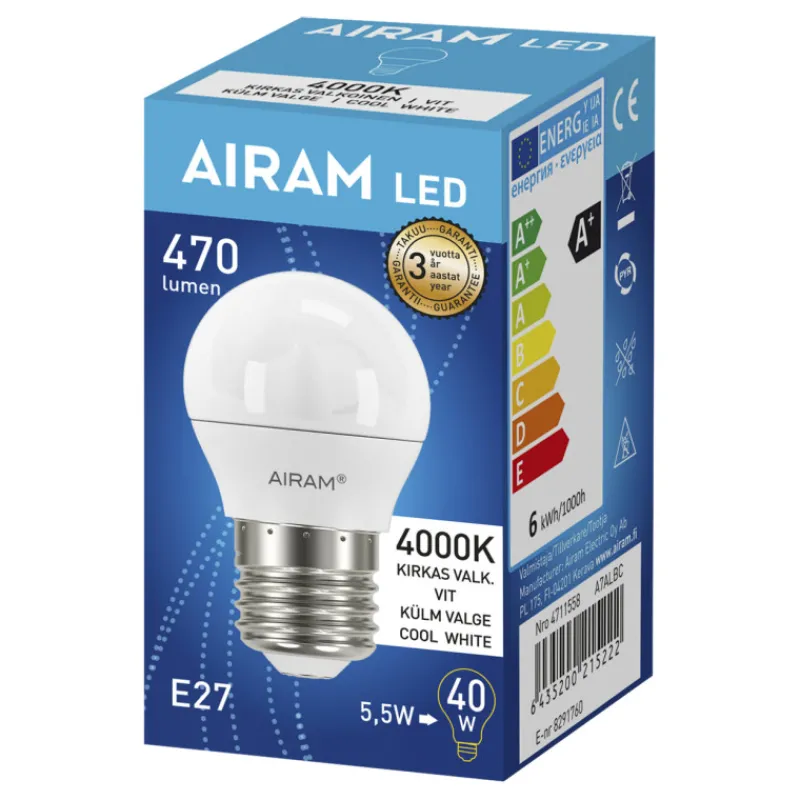 led-koristelamppu-49w-4000k-e2-SopAPJvq-0.webp Airam Lamput-LED-koristelamppu 4,9W 4000K E27 500lm