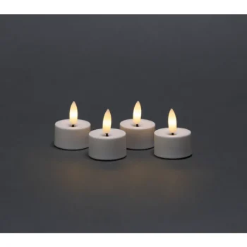 Kotikulta Koristevalot-LED-kynttilä 4 Kpl