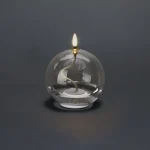 Kotikulta Koristevalot-LED-kynttilä Lasipallo 12 Cm