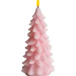 Miny Kynttilänjalat Ja Kynttilät-LED-kynttilä Kuusi 23,5 Cm Vaaleanpunainen