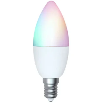 Airam Smart Lamput-LED-kynttilälamppu Home 5 W Opaali E14, 470 Lm, RGB/TW 2700-6500 K
