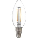 Airam Lamput-LED-kynttilälamppu Kirkas 4,5 W E14 Filam. 470 Lm 360u00b0