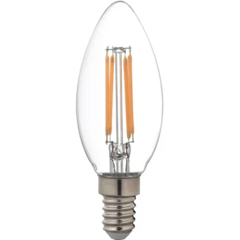 Airam Lamput-LED-kynttilälamppu Kirkas 4,5 W E14 470 Lm, Himmennettävä