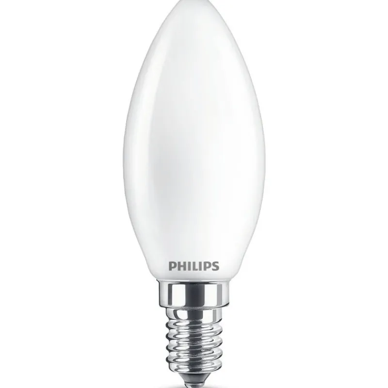 led-kynttillamppu-philips-40-w-yGEnNkKi-0.webp Philips Lamput-LED-kynttilälamppu 40 W E14 Huurrettu
