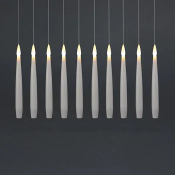 Kotikulta Koristevalot-LED-kynttilät 10 Kpl Riippuvat
