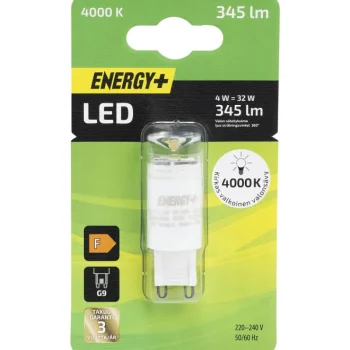 Energy+ Lamput-LED-lamppu 345 Lm 4000 K G9