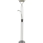 Aneta Lighting Sisävalaisimet-LED-lattiavalaisin Cannes Upplight, Mustakromi