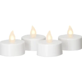 Kotikulta Koristevalot-LED-lämpökynttilä 4 Kpl