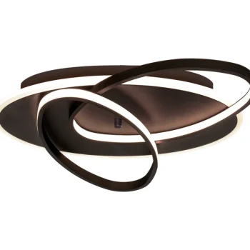 Aneta Lighting Sisävalaisimet-LED-plafondi Legato, Musta