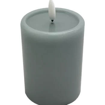 Kotikulta Koristevalot-LED-pöytäkynttilä 10 Cm Harmaa