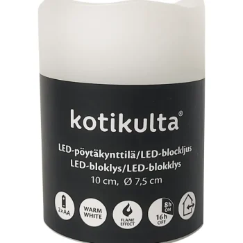 Kotikulta Koristevalot-LED-pöytäkynttilä 10 Cm Ulkokäyttöön
