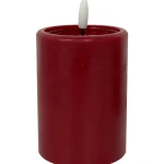 Kotikulta Koristevalot-LED-pöytäkynttilä 10 Cm Punainen
