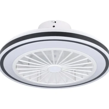 Eglo Sisävalaisimet-LED-tuuletinvalaisin Almeria Valkoinen/musta 3 X 8,5 W, IP20
