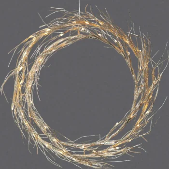 Star Trading Koristevalot-Led-valokranssi Fizzy 45 Cm Kulta