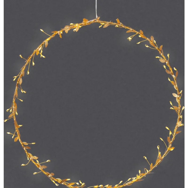 led-valokranssi-star-trading-w-mYEbfrPg-0.webp Star Trading Koristevalot-LED-valokranssi Winny 38 Cm Kulta