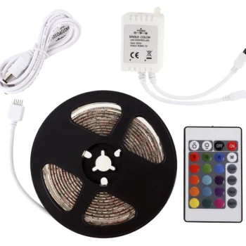 Led Energie Sisävalaisimet-LED-valonauha USB RGBW 3m Kaukosäädin