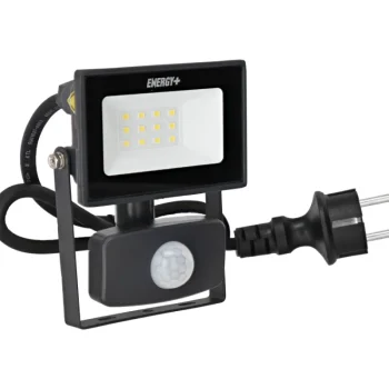 Energy+ Ulkovalaisimet-LED-valonheitin PIR 10W/850lm IP44 Harmaa