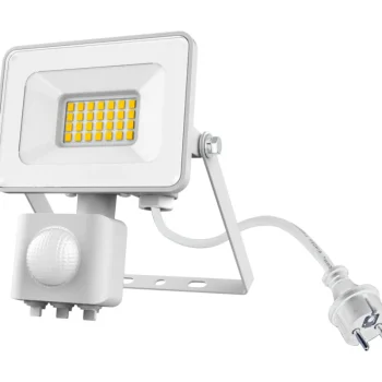 Led Energie Ulkovalaisimet-LED-valonheitin 20W PIR 4000K 2000lm IP43 Valkoinen