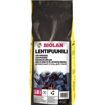 Biolan Grillihiilet Ja Sytytystarvikkeet-Lehtipuuhiili Grillisti 18 L