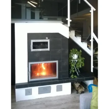 Pisla Kiuas- Ja Takkatarvikkeet-Leivinuuniluukku HTT331 Satiinikromi