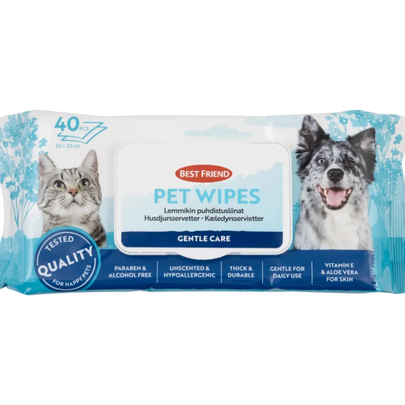 lemmikin-puhdistusliinat-best-QthDVsKH-0.webp Best Friend Koiratarvikkeet^Lemmikin Puhdistusliinat 40 Kpl