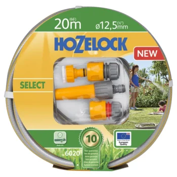 Hozelock Puutarhan Kastelu-Letkusetti Select 20 M + Suutin Ja Liittimet