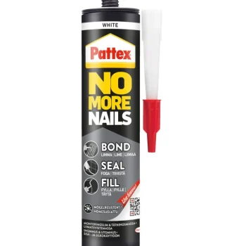Pattex Liimat, Massat Ja Tasoitteet-Liimatiivistemassa NoMoreNails Bond-Seal-Fill White 280 Ml