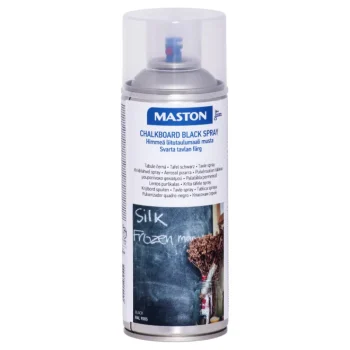 Maston Maalit-Liitutaulumaalispray 400 Ml Musta