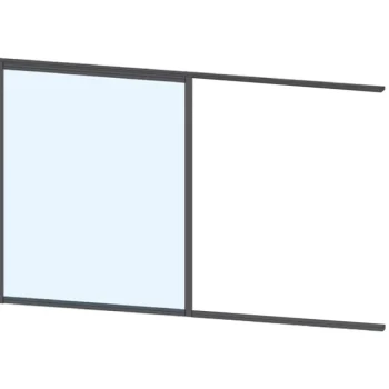 Keraplast Pihan Rakennusmateriaalit-Liukulasiovi 1-os Aukkoon 915 X 1100 Mm, Puolikorkea, Tummanharmaa Profiili