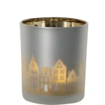 Kotikulta Kynttilänjalat Ja Kynttilät-Lämpökynttilälasi 10 Cm Old City