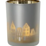 Kotikulta Kynttilänjalat Ja Kynttilät-Lämpökynttilälasi 12,5 Cm Old City