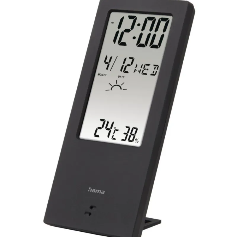 lmpmittarikosteusmittari-hama-XjrNPNCH-0.webp Hama Kodin Mittarit-Lämpömittari/kosteusmittari TH-140 Säämittarilla