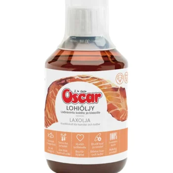 Oscar Koiranruoka^Lohiöljy 300 Ml Kissoille Ja Koirille
