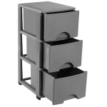 Plast1 Kylpyhuone- Ja Saunakalusteet^Lokerikko A4 Harmaa