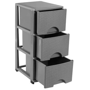 Plast1 Kylpyhuone- Ja Saunakalusteet^Lokerikko A4 Harmaa