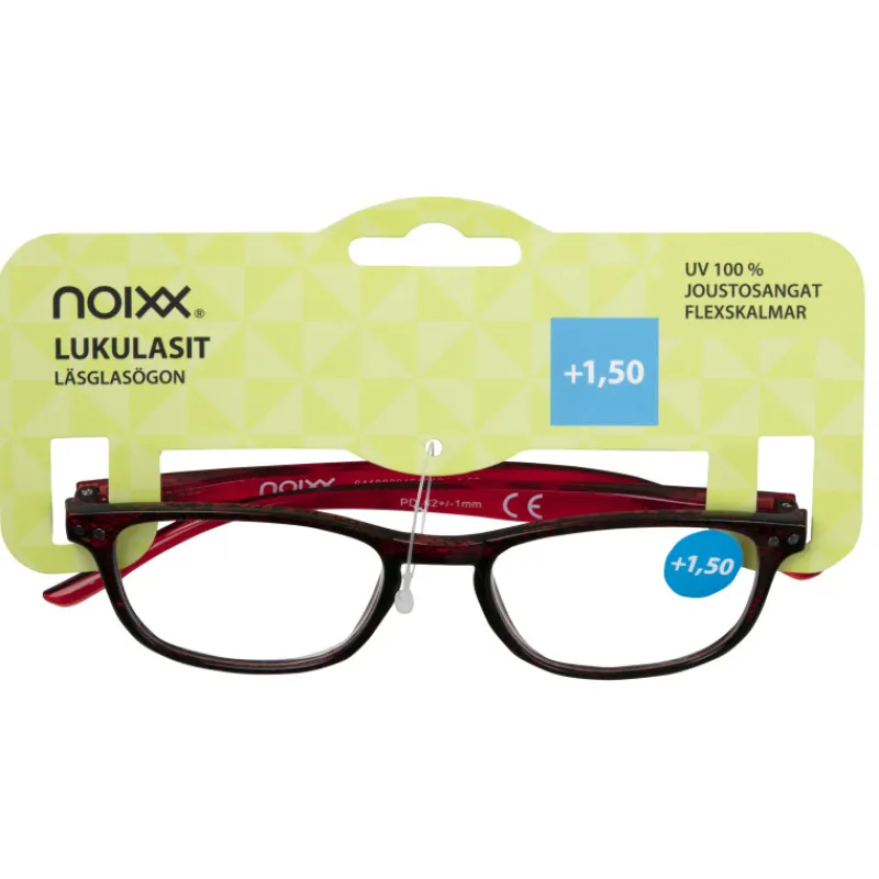 lukulasit-noixx-punainen-XRickKOE-0.webp Noixx Aurinko- Ja Lukulasit^Lukulasit Punainen