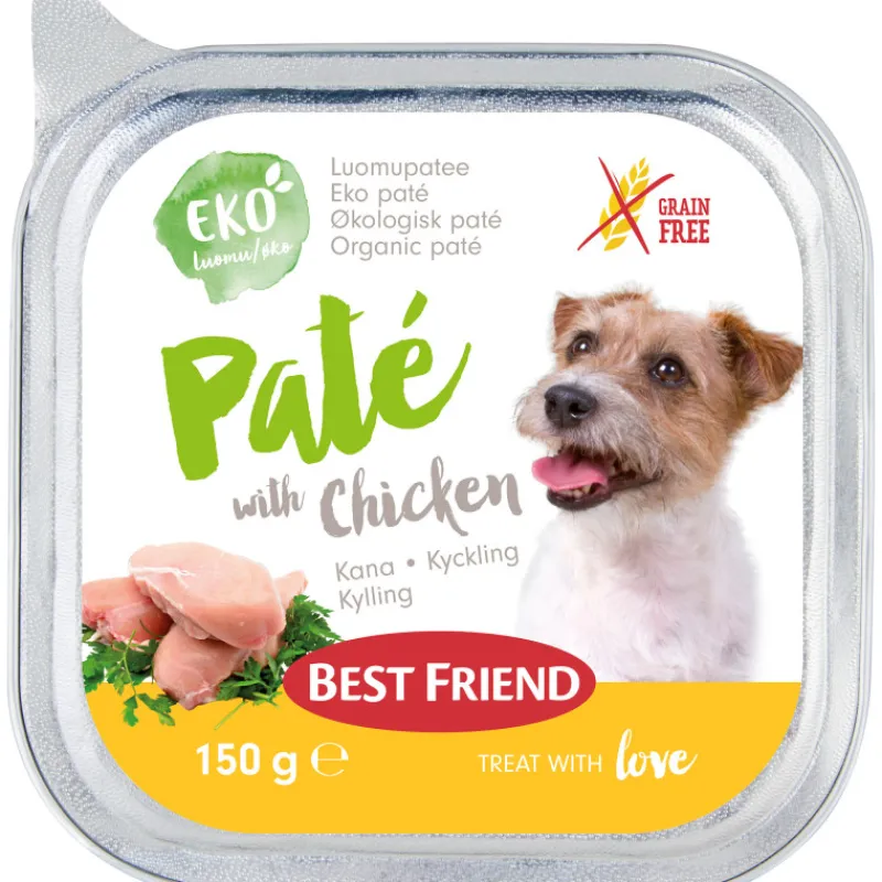 luomu-kanapatee-150-g-koiranru-QaaOAbME-0.webp Best Friend Koiranruoka^Luomu Kanapatee 150 G Koiranruoka