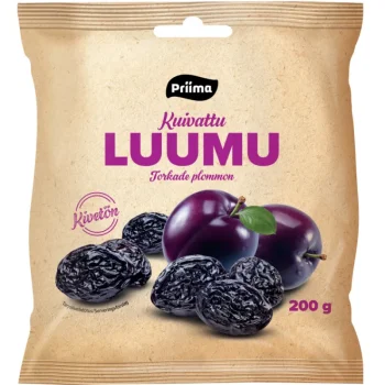 Priima Pähkinät Ja Kuivatut Hedelmät^Luumu 200 G Kuivattu