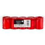 Kotikulta Kynttilänjalat Ja Kynttilät-Lyhtykynttilä 5 Kpl 15 H Punainen