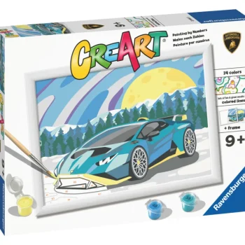 Ravensburger Lauta- Ja Palapelit-Maalaussetti CreArt Blue Lamborghini