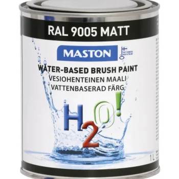 Maston Maalit-Maali 1 L H2O Colormix Matta Musta