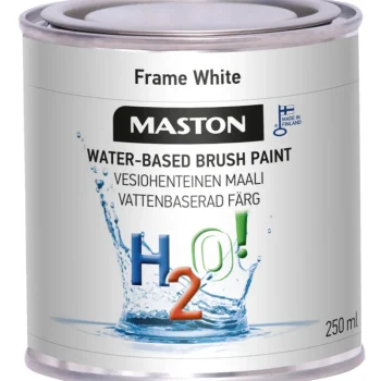 Maston Maalit-Maali H2O! Listavalkoinen NCS S 0502-Y, 250 Ml