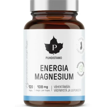 Puhdistamo Terveysravinteet Ja -valmisteet^Magnesium 120 Kpl Energia