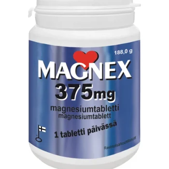 Vitabalans Terveysravinteet Ja -valmisteet^Magnex 375 Mg 180kpl 188g