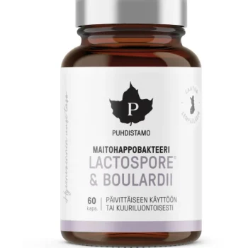 Puhdistamo Terveysravinteet Ja -valmisteet^Maitohappobakteeri + Boulardii 60 Kpl
