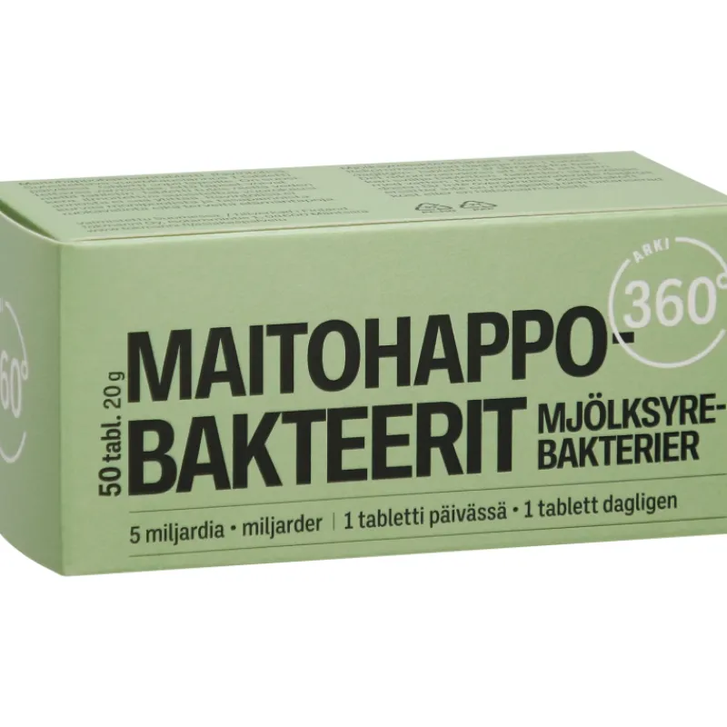 maitohappobakteeri-arki-360u00-JCHoUVew-0.webp Arki 360u00b0 Terveysravinteet Ja -valmisteet^Maitohappobakteeri 50 Kpl 400 Mg